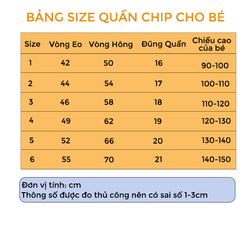 Quần Chip Đùi Bé Gái Cotton Cao Cấp Mềm Mại Bảo Vệ Vùng Kín - Babyboo- PiBo Store