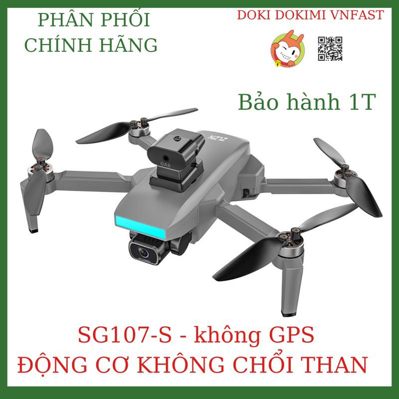 Flycam ZLL SG107-S động cơ không chổi than  - Cảm biến va chạm - mắt Quang - chỉnh góc camera - Bh1T