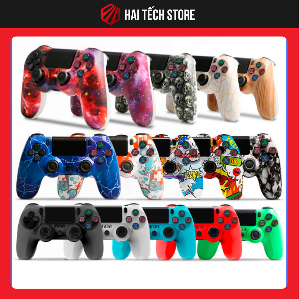 Tay cầm không dây cho pc/laptop/tivi/điện thoại full skill xoay 360 độ, gamepad chơi fifa online 4