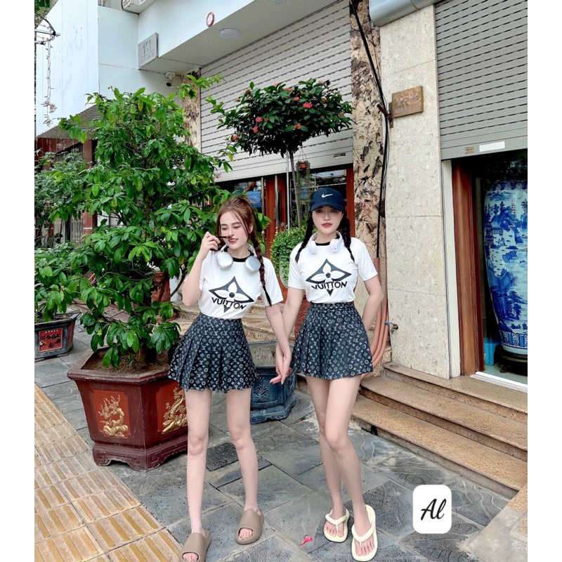 Bộ áo váy cộc tay nữ siêu hot