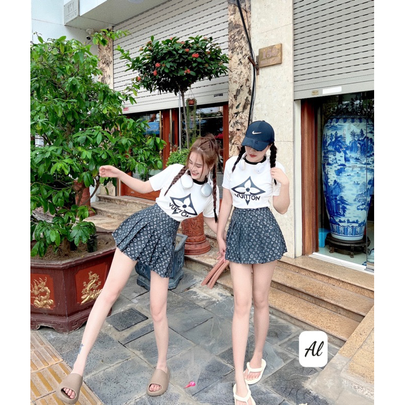 Bộ áo váy cộc tay nữ siêu hot