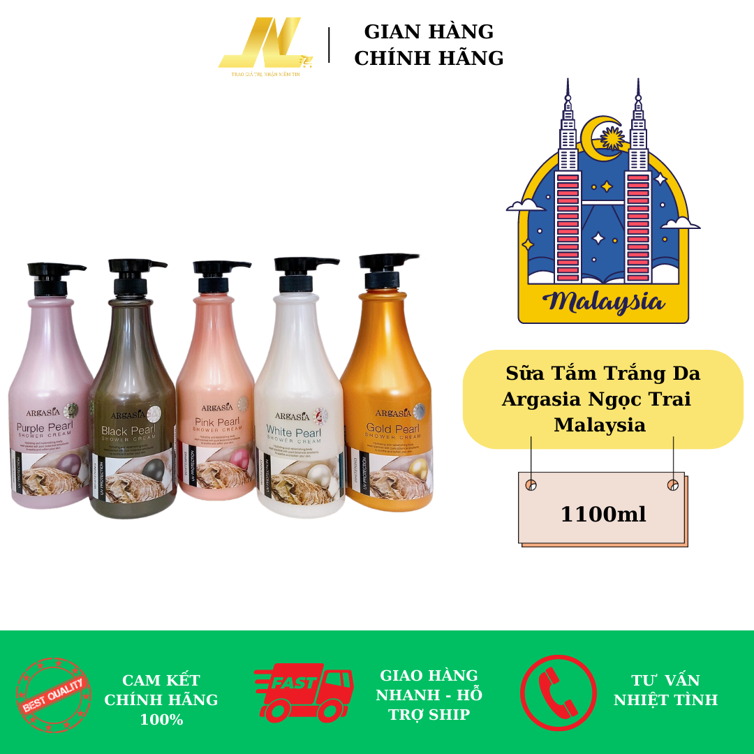 Sữa tắm Argasia Malaysia 1100ml