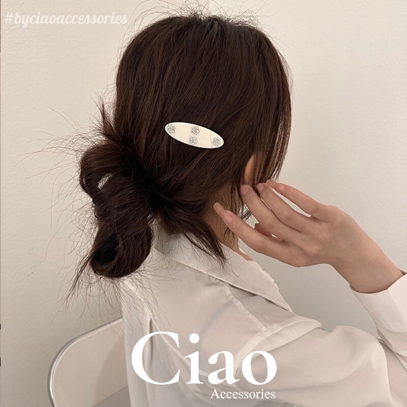 [HOẢ TỐC 1H] Phụ kiện tóc/ Kẹp tóc thiết kế đính đá lấp lánh mã 52 Ciao accessories
