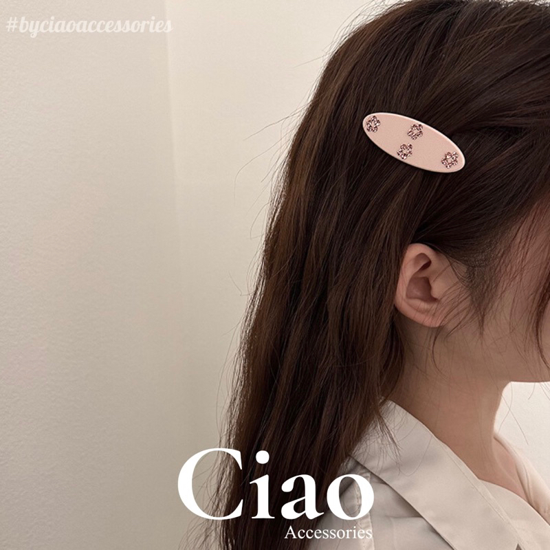 [HOẢ TỐC 1H] Phụ kiện tóc/ Kẹp tóc thiết kế đính đá lấp lánh mã 52 Ciao accessories