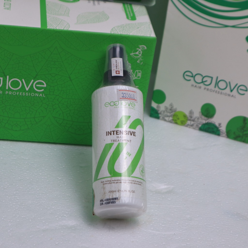 Xả khô dưỡng bóng mềm mượt và phục hồi tóc hư tổn mùi hương thảo dược ecolove 150ml