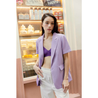Áo blazer nữ tay ngắn Jissy cộc tay Maiimer 6 màu