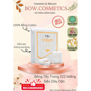  Bông Tẩy Trang FM Cotton Pads 3 Lớp Không Xơ Không Tưa Bông 
