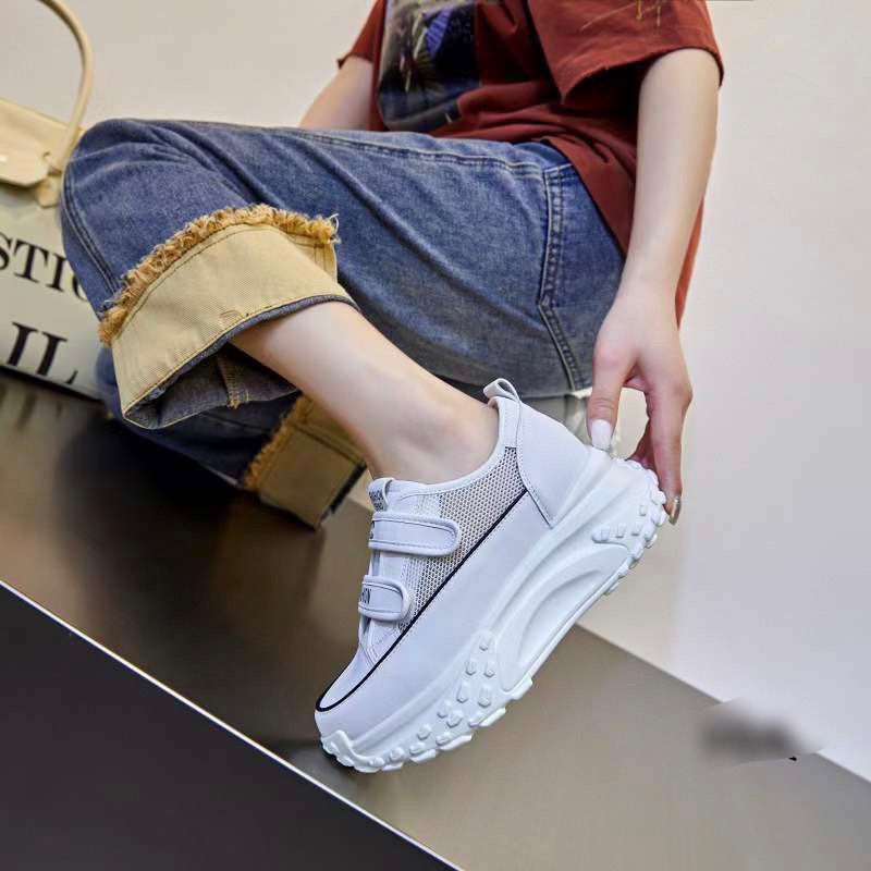 Giày thể thao lưới nâng đế nữ Cha.nel -Hàng QC fullbox