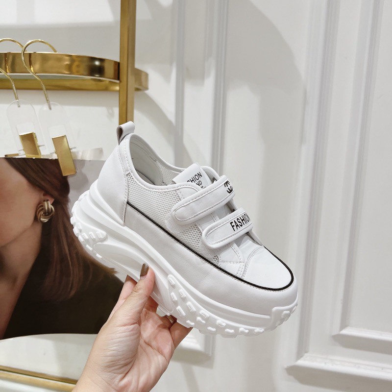 Giày thể thao lưới nâng đế nữ Cha.nel -Hàng QC fullbox