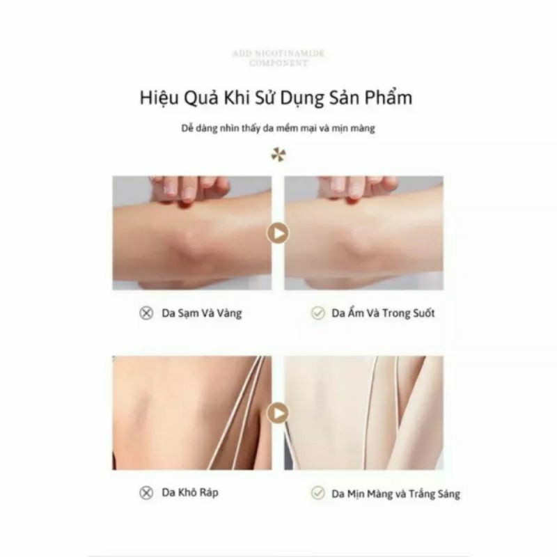 Kem Ủ Trắng Hunmui - Tắm Trắng Body Hunmui Giup Da Trắng Mịn
