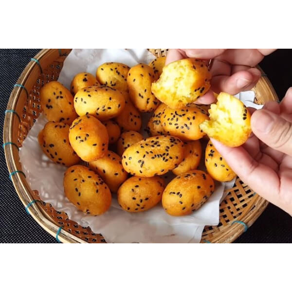 Khoai lang kén Hương Quê 500gr/ khoai kén chiên rán ăn vặt tiện lợi [giao hàng hỏa tốc HN] - Ảnh 2