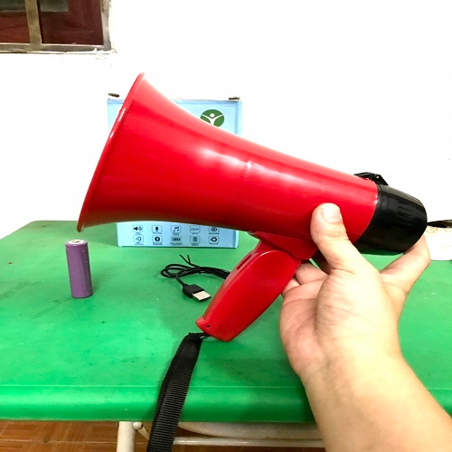 Loa bán hàng rong 25w cầm tay chạy pin sạc 3,7v loại tốt