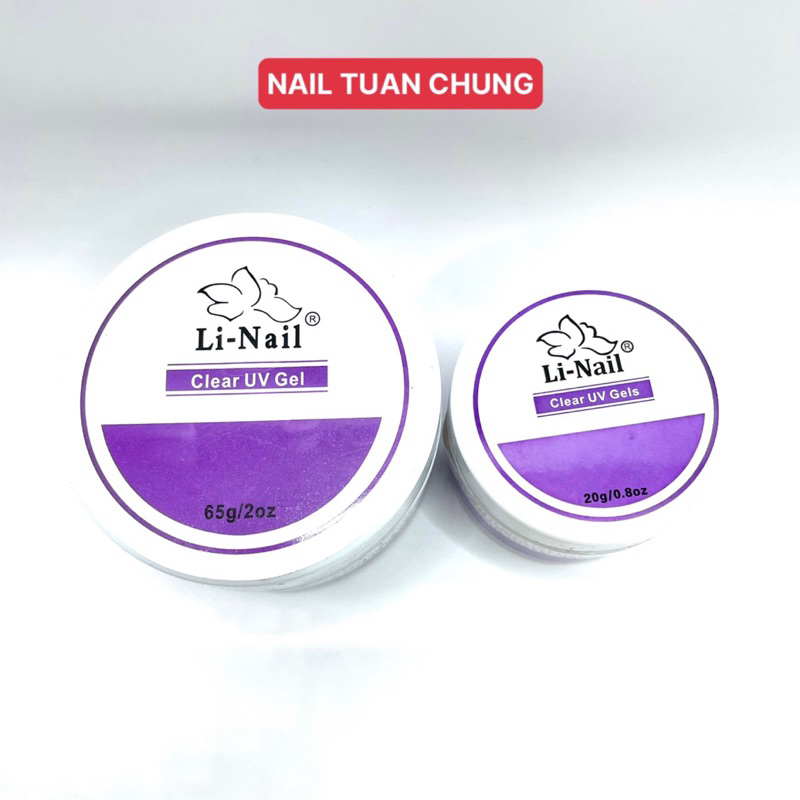 Gel Đắp Móng Li Nail Không Nóng , Màu Trong Suốt