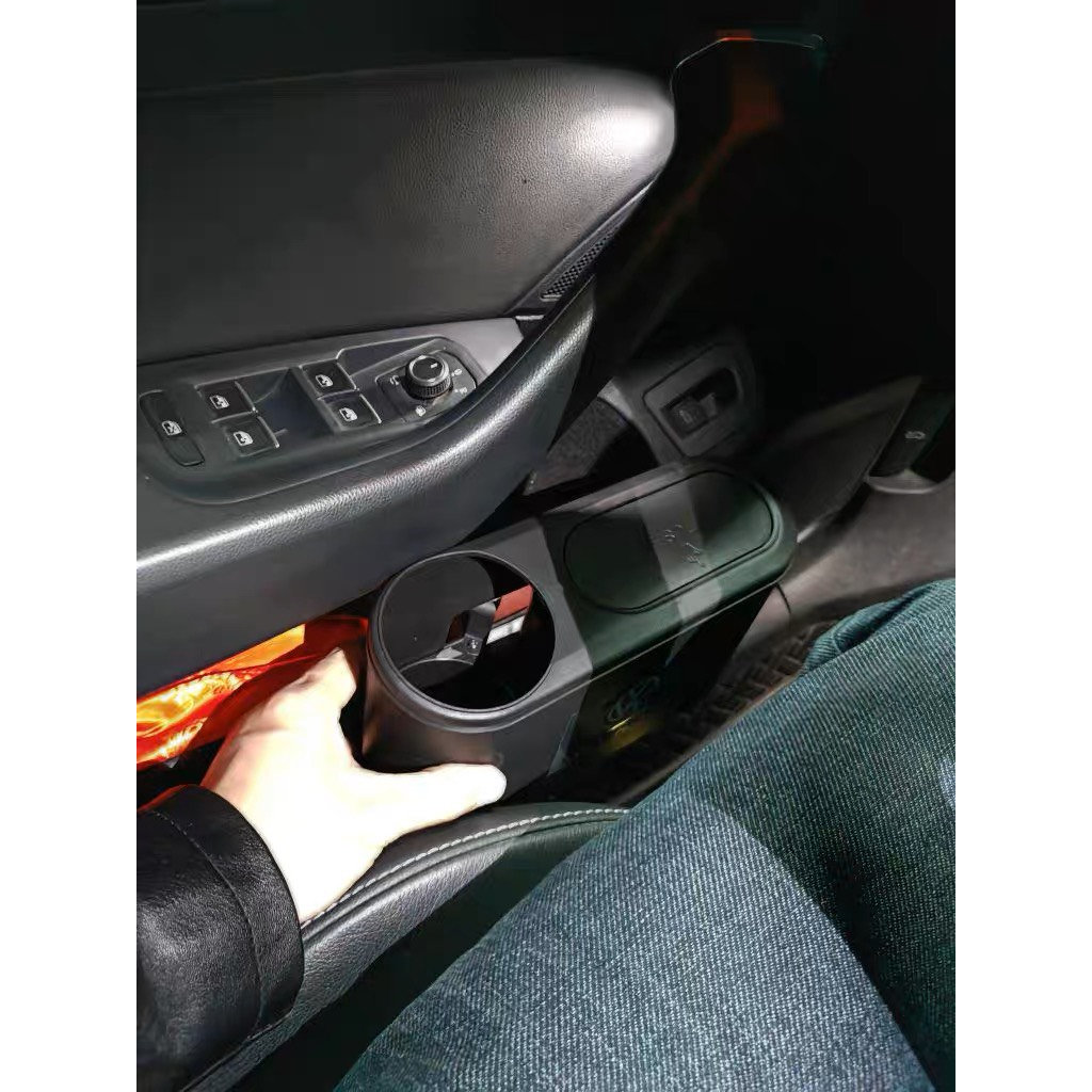 Thùng rác mini gắn cửa ô tô Có nắp chống Mùi,Rơi Vãi, Kết Hợp đựng chai nước,ô dù. dễ dàng tháo lắp để vệ sinh