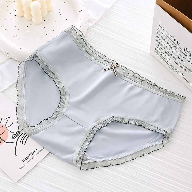 Quần lót chip nữ cotton màu dễ thương KIMCHIBIKINI Quần bikini nót silit nữ xinh mặc trong váy QL044