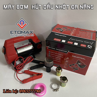 Máy bơm hút dầu nhớt, chất lỏng, nhiên liệu 260W lưu lượng bơm 45 lít/ phút