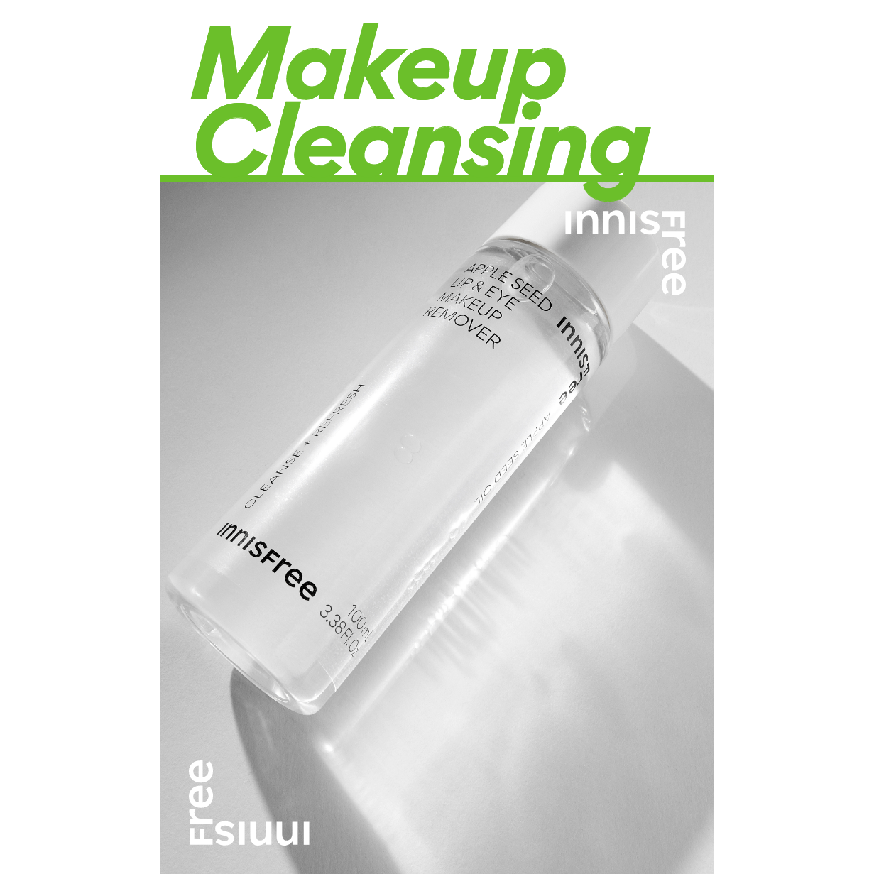 Tẩy trang mắt môi Innisfree Apple Seed Lip & Eye Makeup Remover 100ml