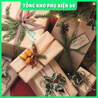Giấy gói quà kraft trơn , gói hoa phong cách vintage