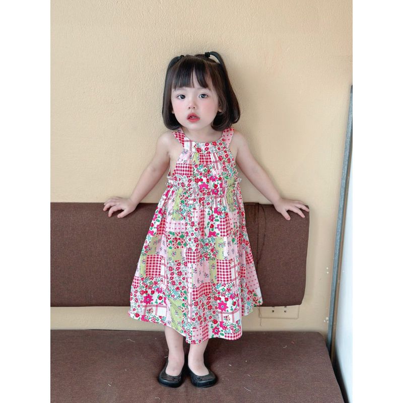 Váy Đầm Yếm Maxi Xinh Xắn Cho Bé Gái - Niaki