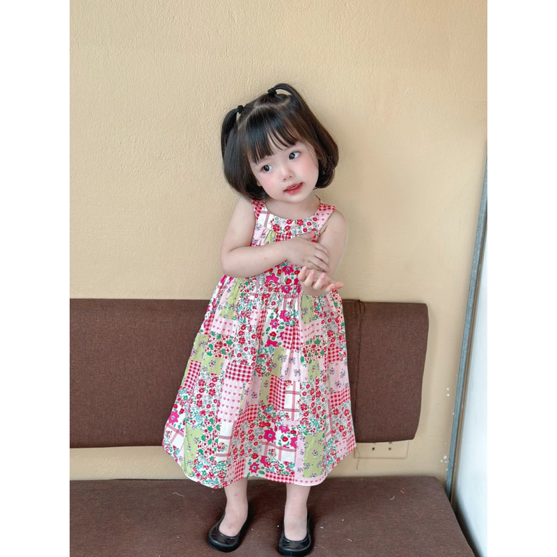 Váy Đầm Yếm Maxi Xinh Xắn Cho Bé Gái - Niaki