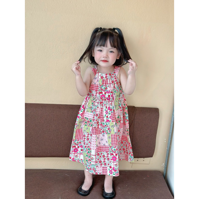 Váy Đầm Yếm Maxi Xinh Xắn Cho Bé Gái - Niaki