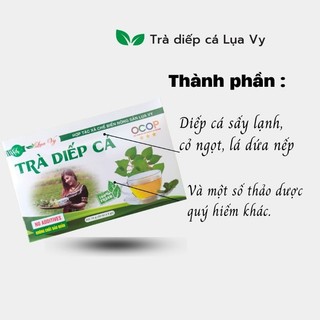 TRÀ DIẾP CÁ LỤA VY – THANH NHIỆT, GIẢI ĐỘC, MÁT GAN! ( Trà túi lọc 35 gói)
