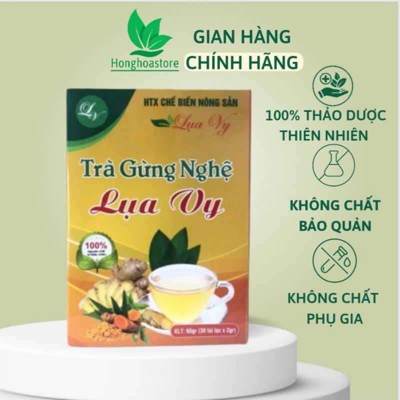 Trà Gừng Nghệ Lụa Vy