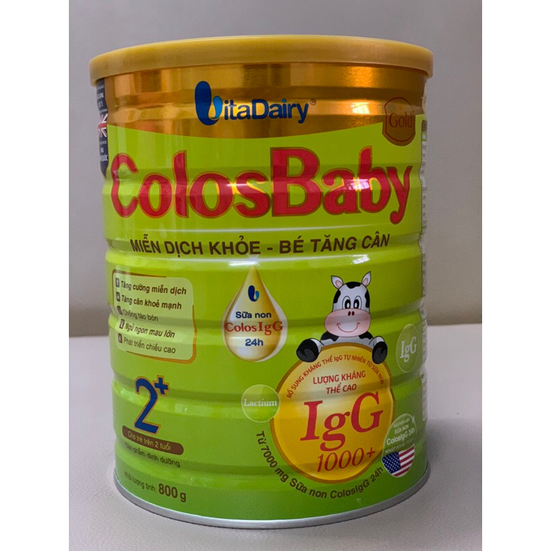 Sữa Colosbaby Gold 800g 1000IgG Đủ loại 0+ 1+ 2 +