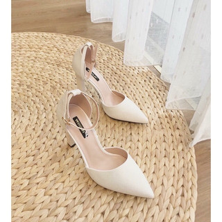 Giày cao gót bít mũi 8 cm cực xinh - mã cn10