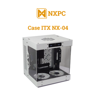 [NXPC] NX-04 Mini ITX Computer Case - Case Hỗ Trợ Mainboard ITX - Vỏ Máy Tính Bể Cá Mini Độc Đáo (Màu Trắng)