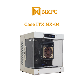 [NXPC] NX-04 Mini ITX Computer Case - Case Hỗ Trợ Mainboard ITX - Vỏ Máy Tính Bể Cá Mini Độc Đáo (Màu Trắng)