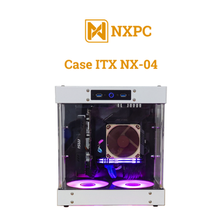 Nx-04 mini itx computer case - case hỗ trợ mainboard itx - vỏ máy tính bể cá mini độc đáo