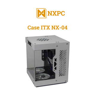 [NXPC] NX-04 Mini ITX Computer Case - Case Hỗ Trợ Mainboard ITX - Vỏ Máy Tính Bể Cá Mini Độc Đáo (Màu Trắng)