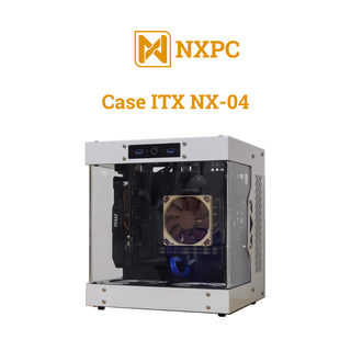 [NXPC] NX-04 Mini ITX Computer Case - Case Hỗ Trợ Mainboard ITX - Vỏ Máy Tính Bể Cá Mini Độc Đáo (Màu Trắng)