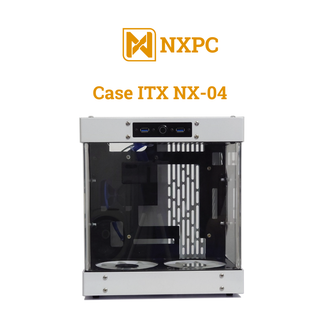 [NXPC] NX-04 Mini ITX Computer Case - Case Hỗ Trợ Mainboard ITX - Vỏ Máy Tính Bể Cá Mini Độc Đáo (Màu Trắng)