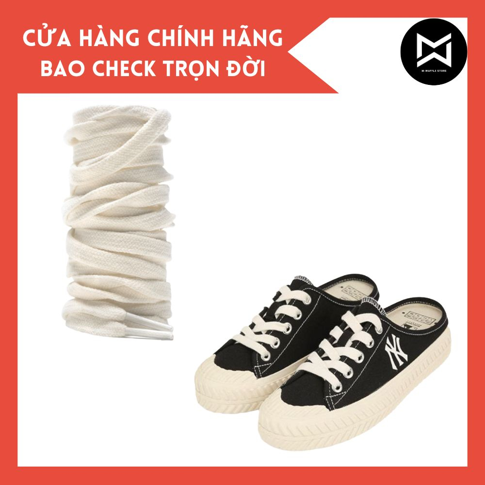 Dây Giày MLB Mule Đạp Gót - Màu Trắng Ngà Original