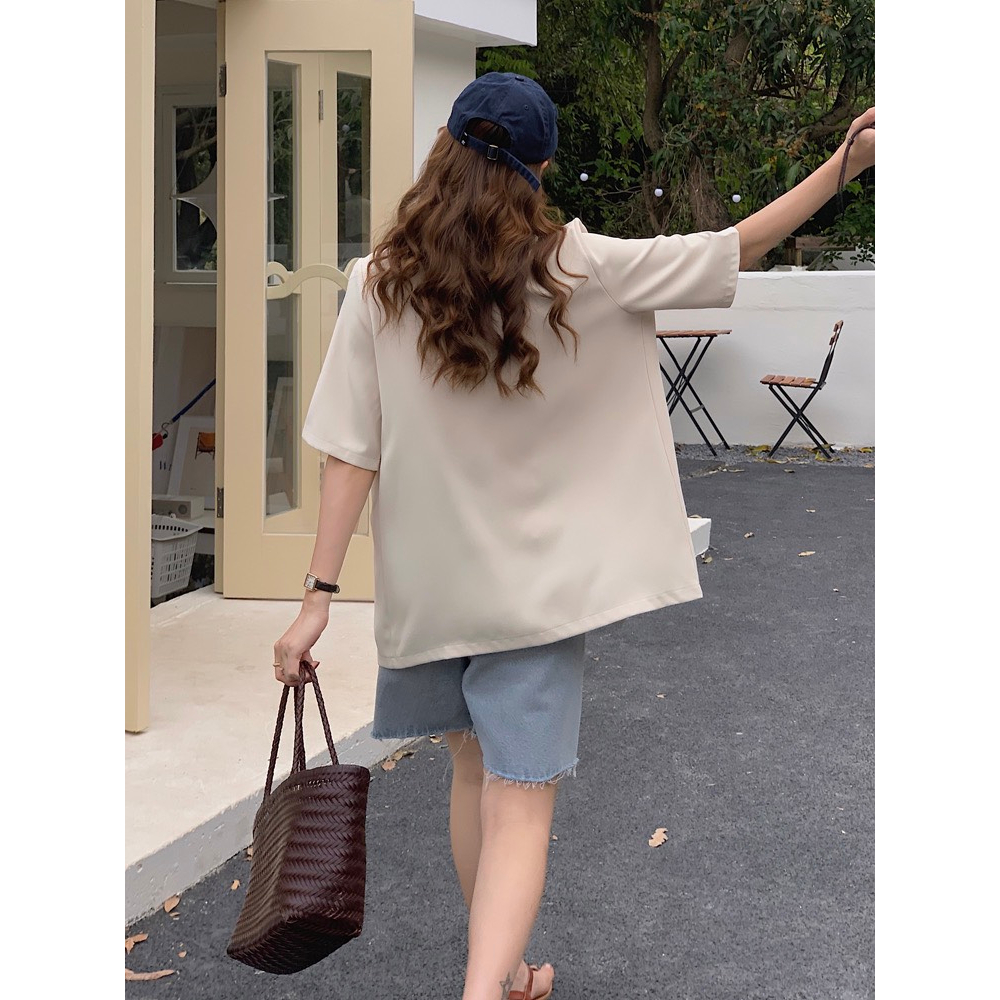 Áo vest blazer nữ khoác ngoài tông pastel kiểu dáng cộc tay mùa hè có đệm vai giữ form Chouchou deliz | BigBuy360 - bigbuy360.vn
