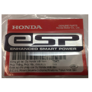 Tem esp lọc gió / esp - bô e zin chính hãng honda