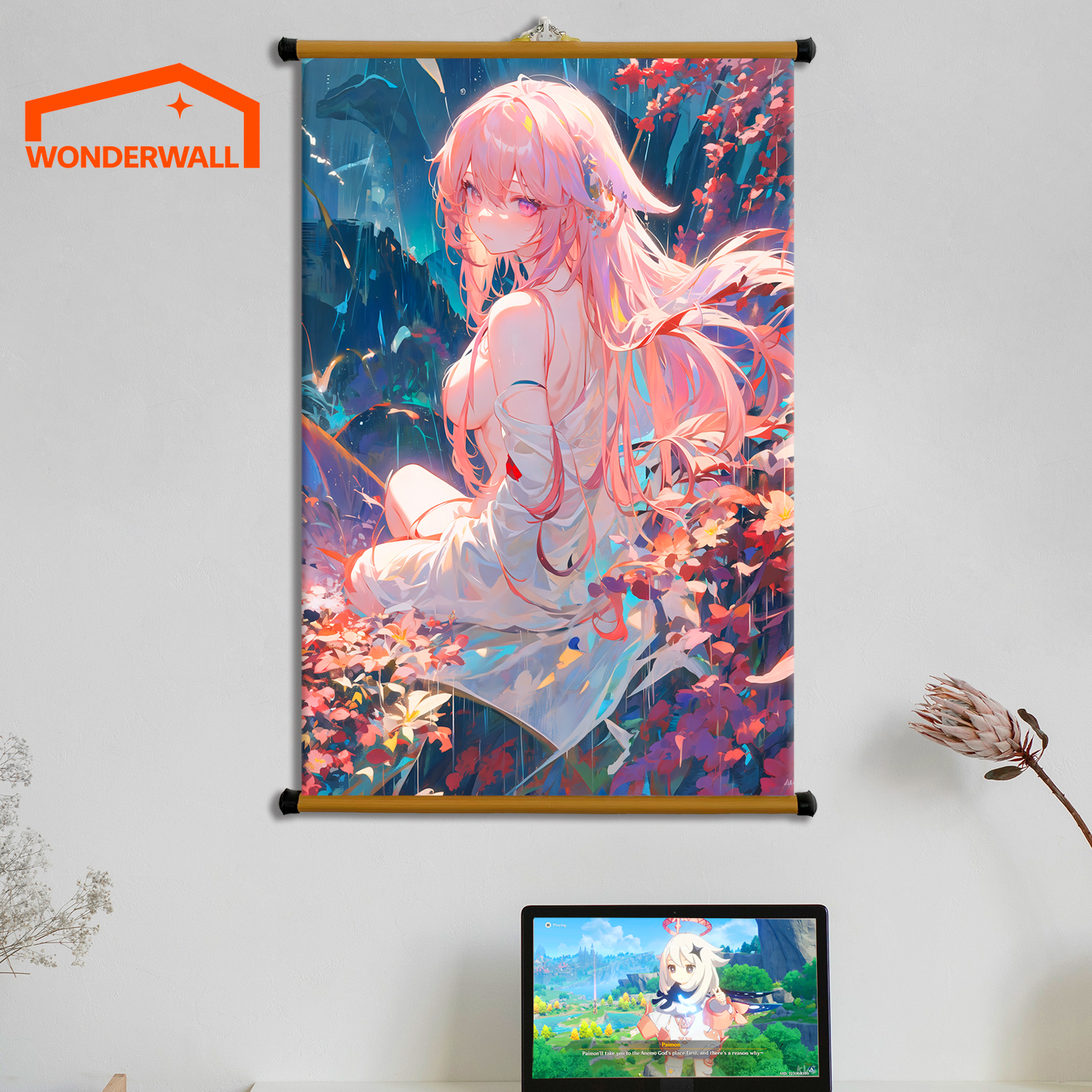 Poster Vải Treo Tường Decor - Yae Miko