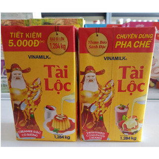 THÙNG 12 HỘP Sữa đặc Vinamilk Tài Lộc 1.284kg (hộp giấy)