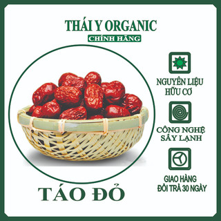 Táo đỏ hữu cơ sấy khô quả to đều 100 Gram