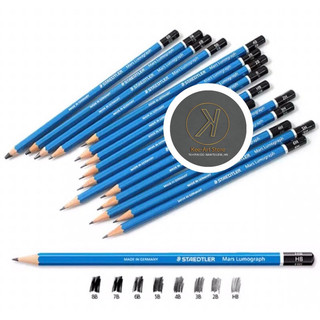 Chì xanh staedtler mars lumograph black pencil - 2b, 4b,6b,8b