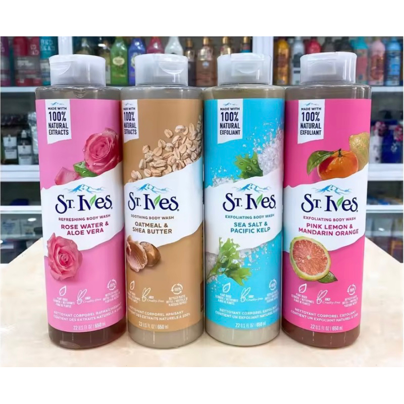 Sữa Tắm Tẩy Tế Bào Chết ST.IVES 473ml, 650ml