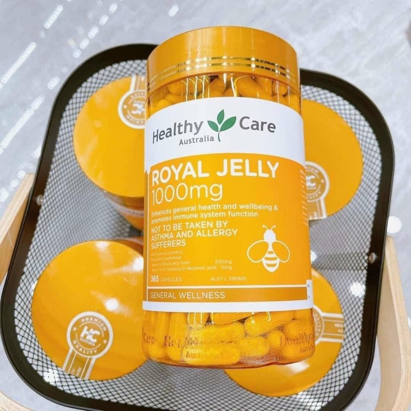 Sữa ong chúa Healthy Care 365 Viên, Sữa ong chúa Costar 365viên đủ bill