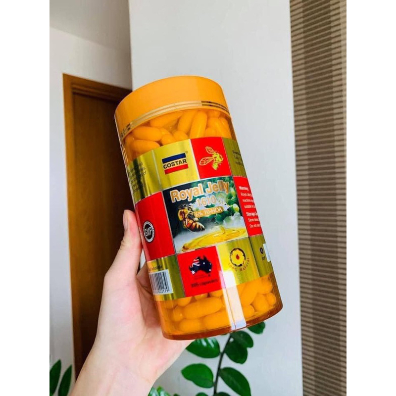 Sữa ong chúa Healthy Care 365 Viên, Sữa ong chúa Costar 365viên đủ bill