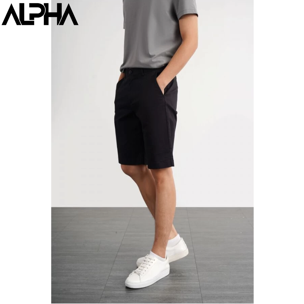 Quần short Nam kaki GEN ALPHA quần đùi co giãn cao cấp mặc nhà đi chơi thể thao GEN52