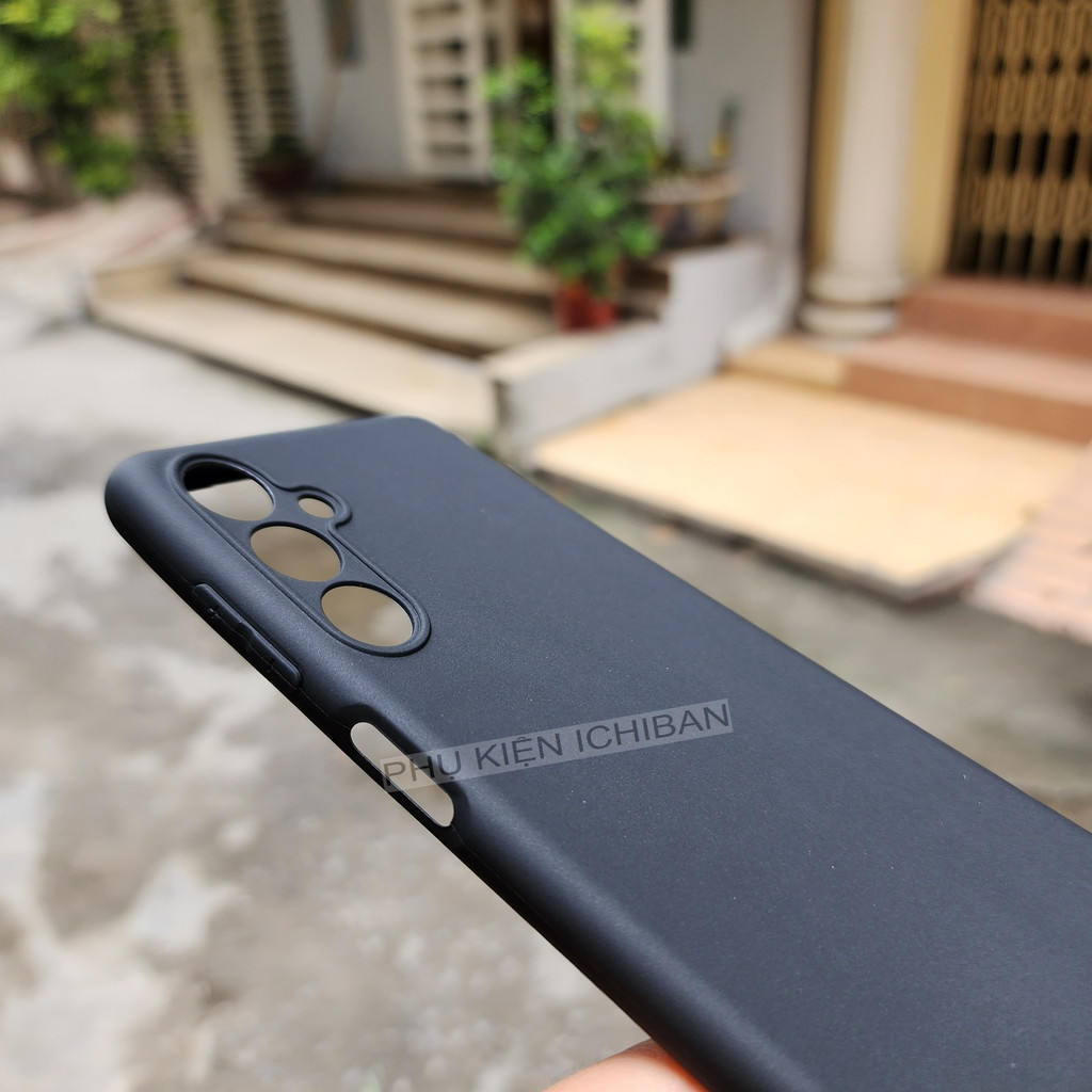 Ốp Lưng Chống Bẩn Samsung M34 5G, Galaxy M14 5G, Samsung M54 5G Dẻo Nhám Mịn, Không Bám VÂN TAY, TPU ĐEN Bảo Vệ Camera