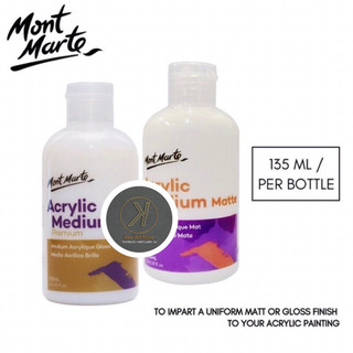 [Kee-art] Phủ bóng tranh, phủ bóng đất sét ,tranh Acrylic, đất nặn tự khô, tranh số hóa, Medium Gloss/ Matte 135ml