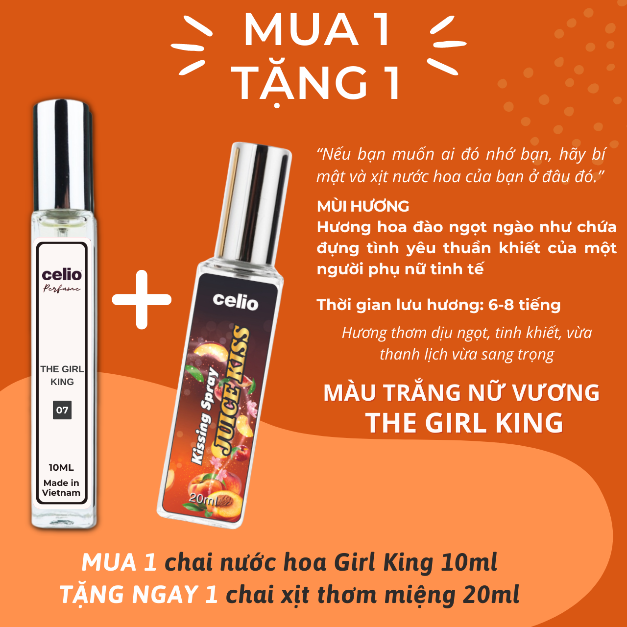 Nước Hoa Nữ Đi Học Good Girl Mini 10ml CELIO Tinh Dầu Nước Hoa Thơm Lâu Nồng Nàn Quyến Rũ Gợi Cảm