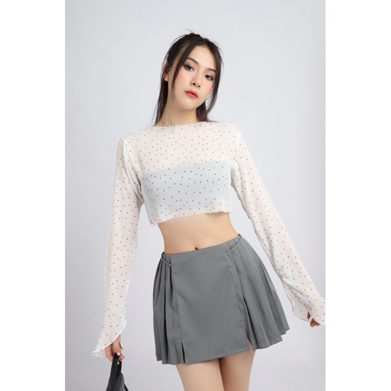 SEE-THROUGH TOP áo tơ mỏng Ebublio